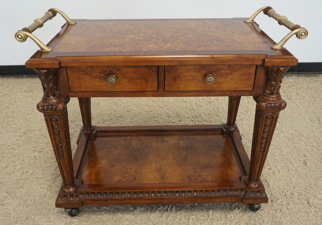 ROLLING WOOD CART (1 of 9)