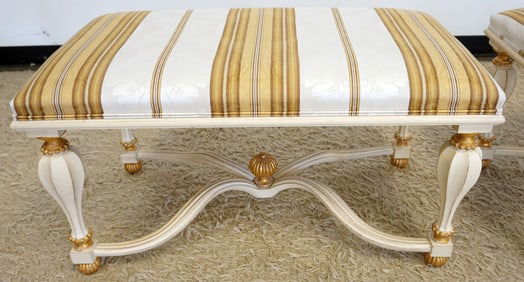 ITALIAN DECORATIVE CRAFTS HANDMADE BENCH
