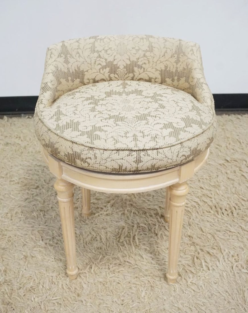 UPHOLSTERED VANITY STOOL (1 of 4)