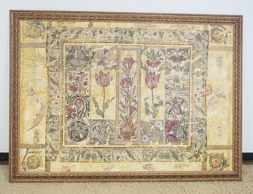 TAPESTRY LIKE ARTWORK ON CANVAS