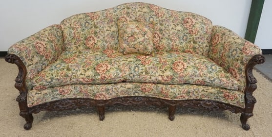FLORAL UPHOLSTERED SOFA
