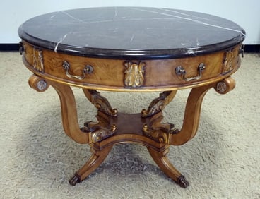 CENTURY MARBLE TOP TABLE