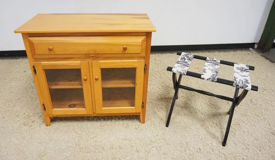 PIN CABINET AND LUGGAGE RACK (1 of 3)