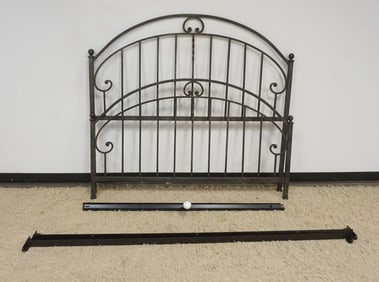 FANCY WROUGHT METAL BED