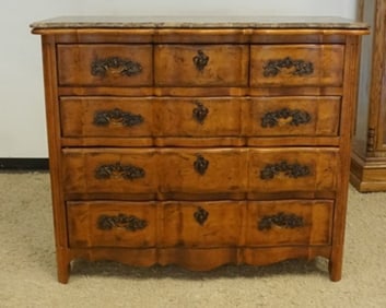 CENTURY MARBLE TOP CHEST