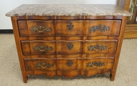 CENTURY MARBLE TOP CHEST