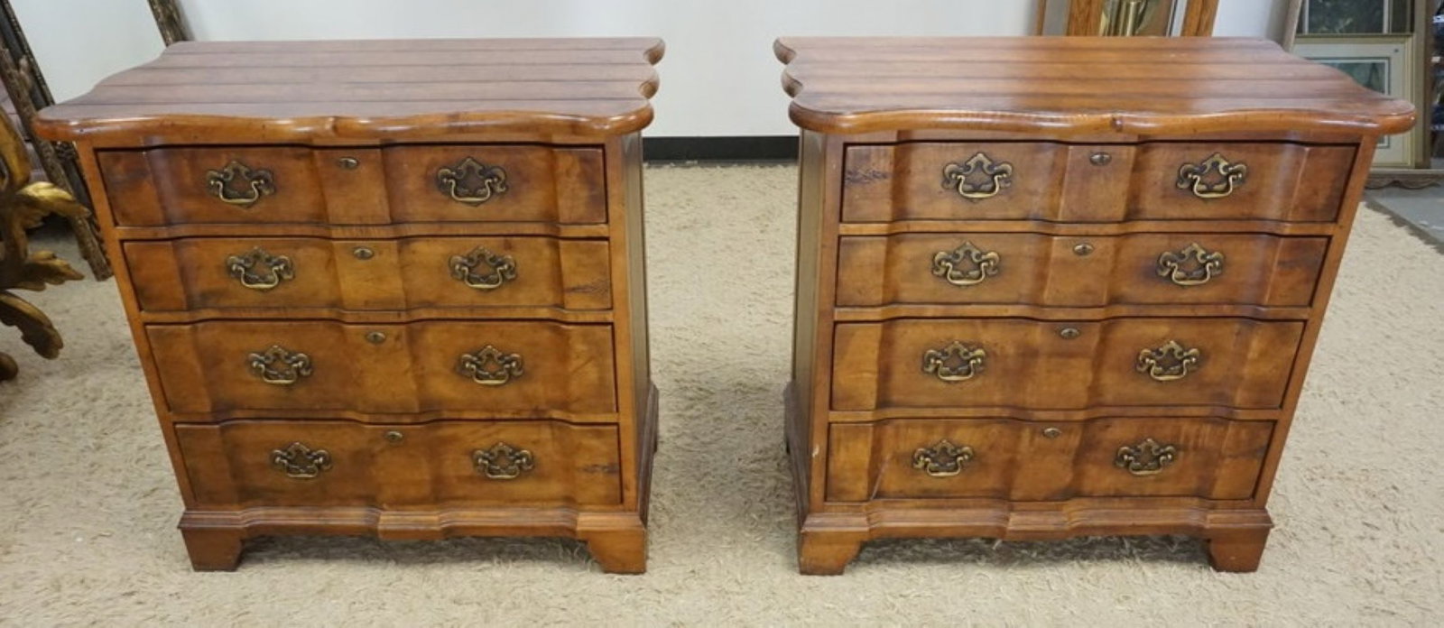CENTURY CHEST: PAIR OF CENTURY 4 DRAWER CHESTS, EACH APPROXIATELY 36 IN X 20 IN X 34 IN