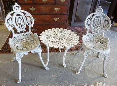 CAST METAL GARDEN SET