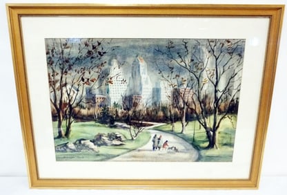 ARTIST SIGNED WATERCOLOR