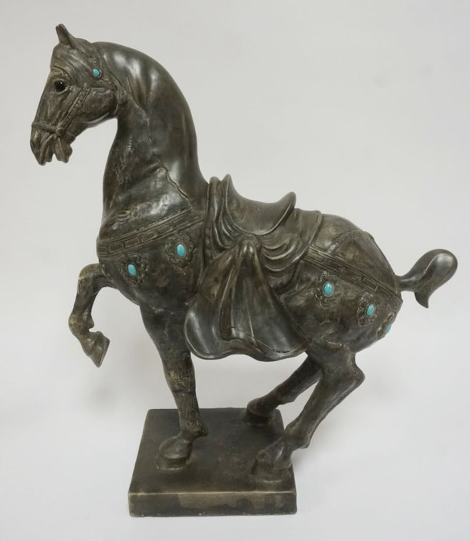 CONTEMPORARY POTTERY HORSE: CONTEMPORARY POTTERY HORSE