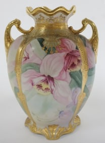 HAND PAINTED NIPPON VASE