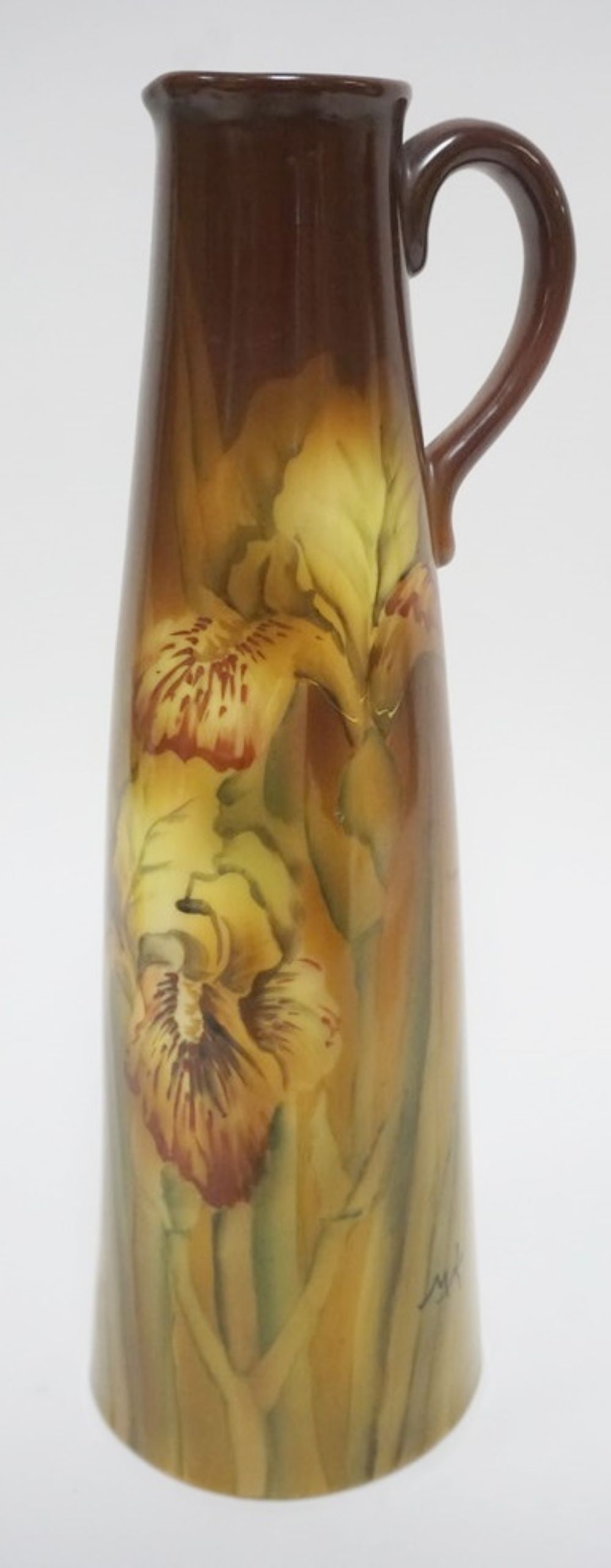 HAND PAINTED NIPPON EWER: HAND PAINTED NIPPON EWER, APPROXIMATELY 11 1/2 IN H