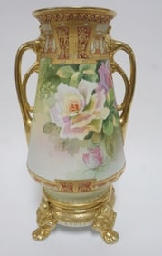 HAND PAINTED NIPPON VASE