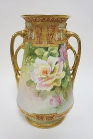 HAND PAINTED NIPPON VASE