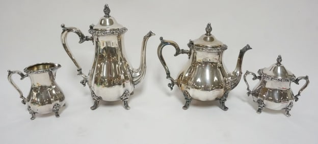 SILVER PLATE COUNTESS TEA SET