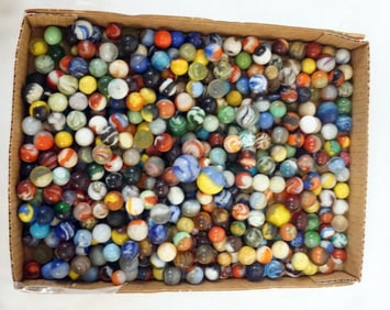 ASSORTED ANTIQUE MARBLES