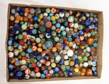 ASSORTED ANTIQUE MARBLES