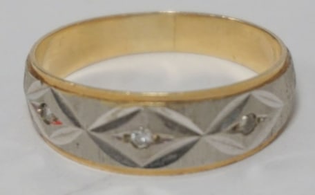 14K MENS WEDDING RING