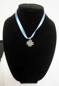 14K GOLD LEON HALL RIBBON NECKLACE