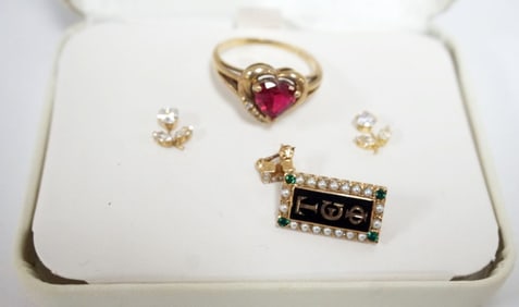 10K ASSORTED JEWELRY