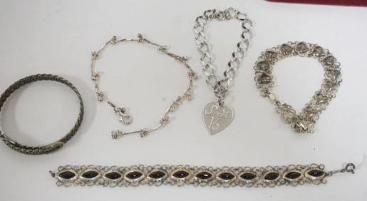 STERLING SILVER BRACELETS