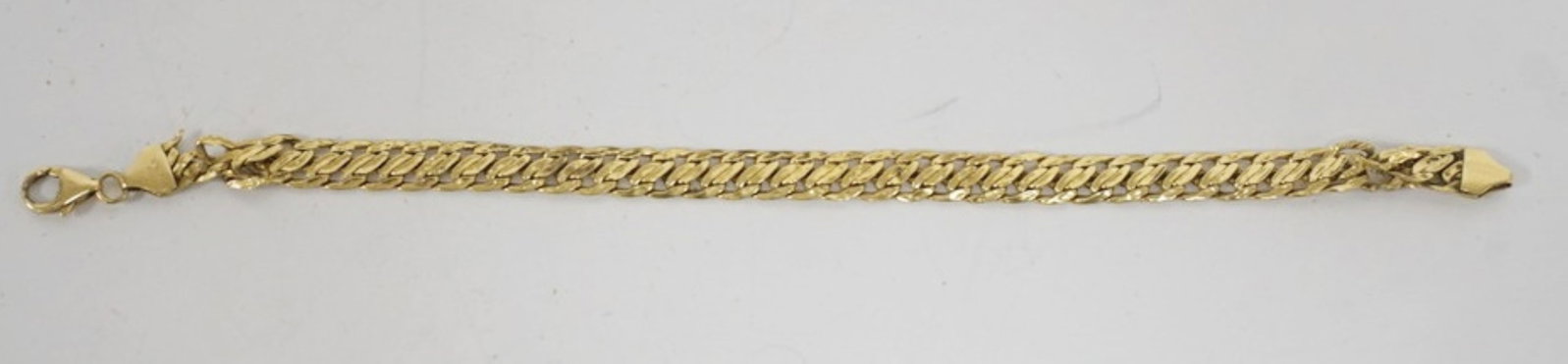 18K GOLD BRACELET: 18K GOLD BRACELET AS FOUND, 3.67 DWT