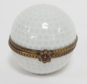 LIMOGES GOLF BALL BOX