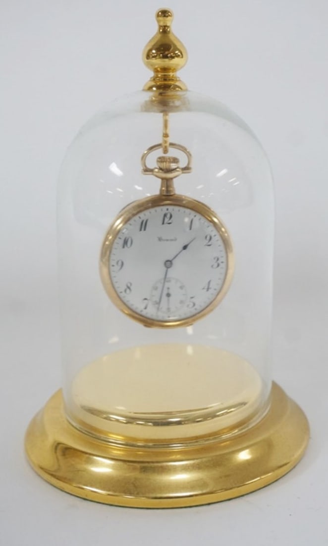 HOWARD 14K POCKET WATCH: HOWARD 14K GOLD 21 JEWEL POCKET WATCH, E. HOWARD WATCH CO. BOSTON MA U.S.A.