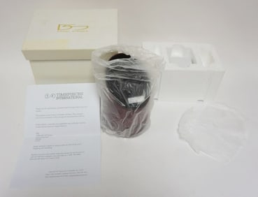 DANIEL STEIGER OAK WATCH DISPLAY AND WINDER