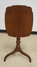 ANTIQUE WALNUT CANDLE STAND