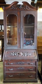 ANTIQUE VICTORIAN SECRETARY DESK