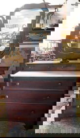 EMPIRE MARBLE TOP CHEST