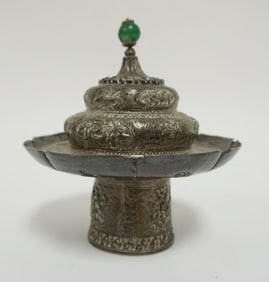 TIBETAN CUP STAND & COVER