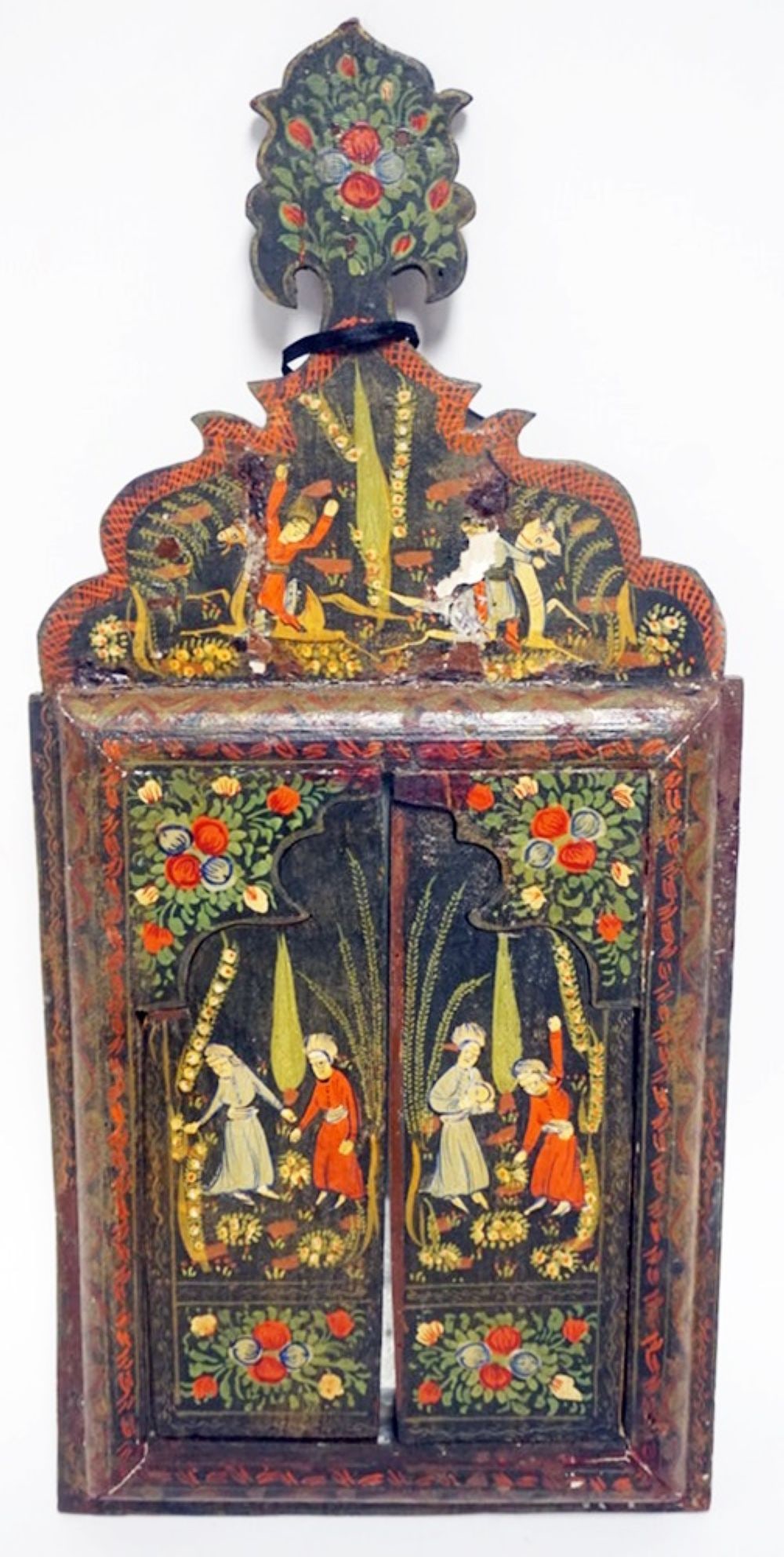 PERSIAN HAND PAINTED MIRROR (1 of 6)