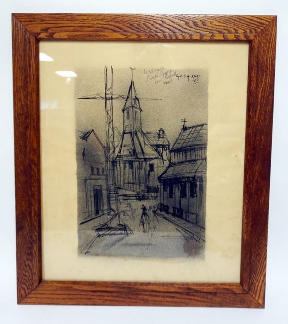 G.H. NYLAND ARTIST SIGNED FRAMED PRINT (1 of 3)