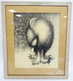 PETER GRAU FRAMED ENGRAVING