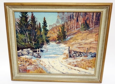 W.J. COWILL OIL PAINTING