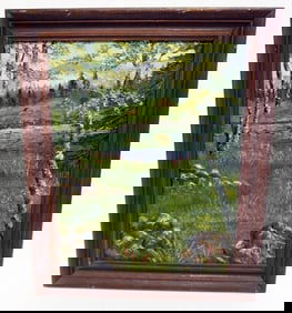 R KEYES OIL PAINTING