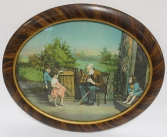 ANTIQUE COLORED LITHOGRAPH