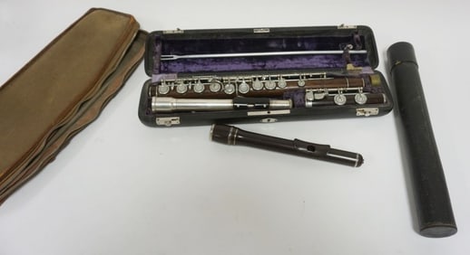 ANTIQUE CARL SCHREIBER MARKNEUKIRCHENS FLUTE