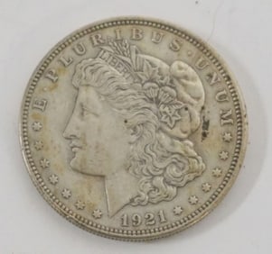 1921 MORGAN SILVER DOLLAR