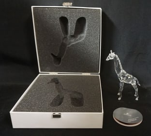 SWAROVSKI SILVER CRYSTAL BABY GIRAFFE