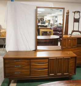 MCM WALNUT 9 DRAWER CHEST