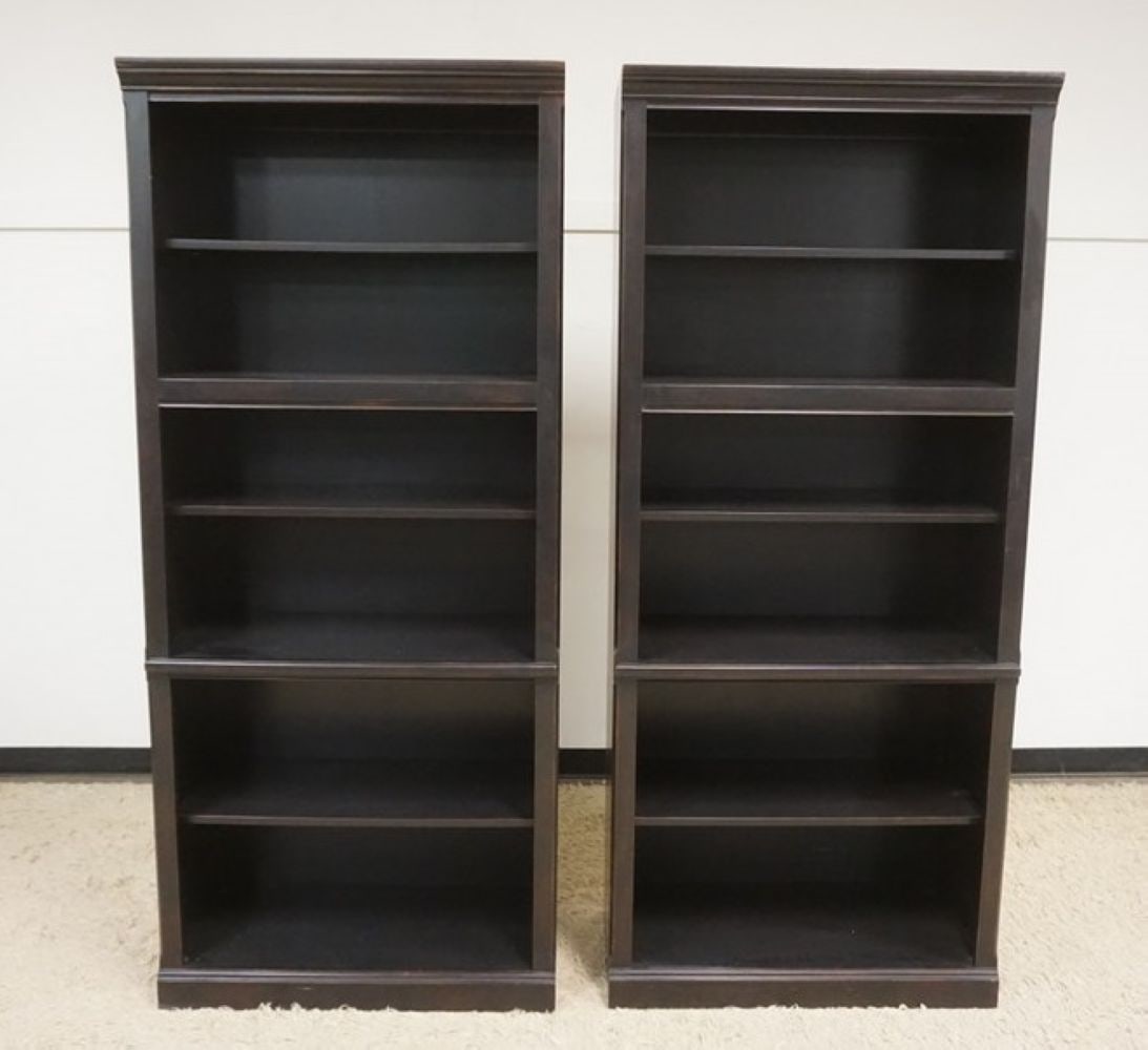 PAIR OF ETHAN ALLEN BOOKCASES (1 of 3)