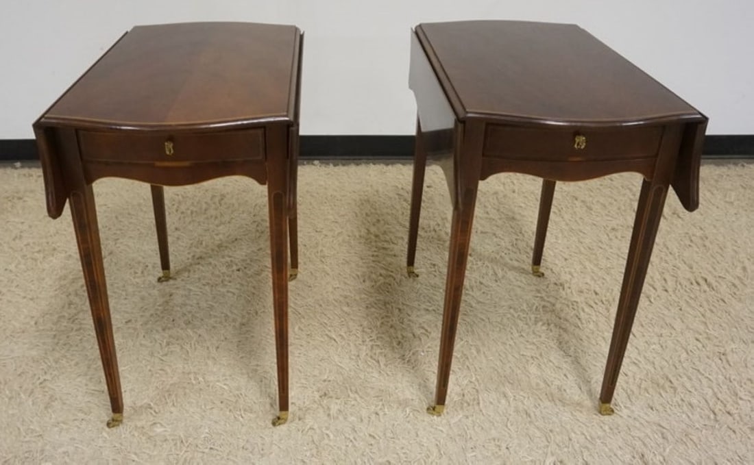 BAKER MAHOGANY CHARLESTON PEMBROKE TABLES (1 of 5)