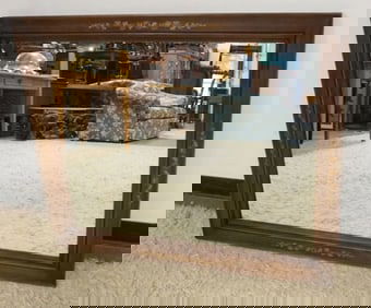 HITCHCOCK STENCILED HANGING MIRROR