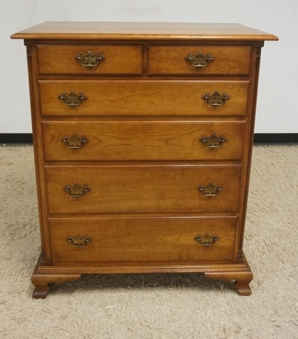 STICKLEY CHERRY 6 DRAWER CHEST (1 of 5)