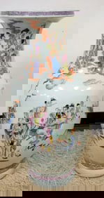 ASIAN PORCELAIN FLOOR URN