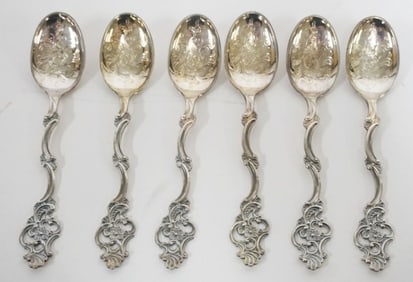 SILVER DEMITASSE SPOONS