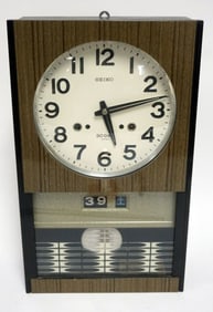SEIKO JAPAN VINTAGE CALENDAR CLOCK